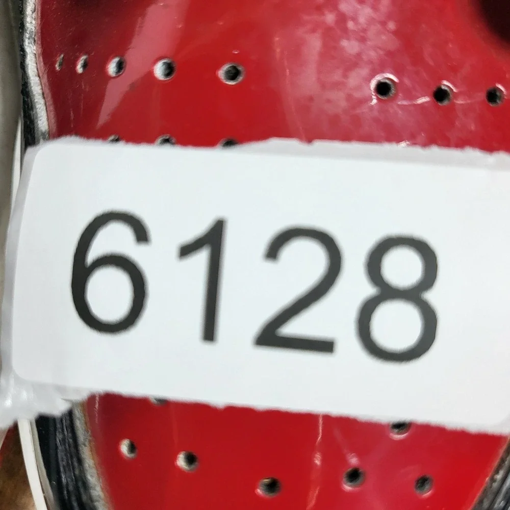 Jordan 1 High‎ OG Patent Bred Mens Size 10 Black Red Good 555088-063 Sneakers